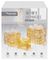 LV201378 - Gold & White Parcels with 40 Warm White LEDs, 3 Piece