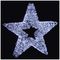 LV231504S - 60cm Silver Christmas Star with 1700 White LEDs