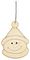 AC111789 - 12cm Colour Your Own Christmas Hanging Decoration - Various Designs