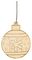 AC111789 - 12cm Colour Your Own Christmas Hanging Decoration - Various Designs