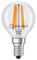 4099854065750 - 4.2W LED Filament Golf Ball Bulb, E14, 2700K, 470lm, Dimmable