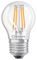 4099854077968 - 4.2W LED Filament Golf Ball Bulb, E27, 2700K, 470lm, Dimmable