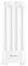 4058075822498 - 20W LED Dulux Dual Twin Tube F36, 2G10, 3000K, 2250lm, Non-Dimmable