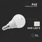 21864 - 6.5W LED Frosted P45 Golf Ball Bulb, E14, 4000K, 600lm
