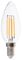 212848 - 6W LED Filament Candle Bulb, E14, 3000K, 800lm, Non-Dimmable
