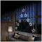 LV201145W - White Pin Wire 303 LED 1.2m V Curtain, Star Pattern
