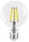 30134 - 4W LED Filament Style G95 Bulb, E27, 2700K, 840lm, Non-Dimmable