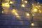 EC10040 - 60 LED Connectable Icicle Lights with Black Cable, Warm White, 2m