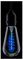 ST64/FILDIM/4W/BC/BLUE - 4W LED Filament ST64 Bulb, BC/B22, Blue, Dimmable