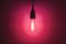 ST64/FILDIM/4W/ES/PINK - 4W LED Filament ST64 Bulb, E27, Pink, Dimmable