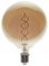 G125/LEDFIL/4W/ES/DS18K - 4W Smoked Glass LED Filament Bulb, G125, E27, 1800K, 130lm, Dimmable