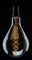 PS160/LEDFIL/4W/ES/DS18K - 4W Smoked Glass LED Filament Bulb, PS160, E27, 1800K, 220lm, Dimmable