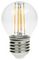 GOLF/LEDFIL/4WESD - 4W LED Filament Golf Ball Bulb, E27, 2700K, 420lm, Dimmable