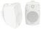 BH4 - 4" 30W RMS Wall Mount Speakers IP44 Weather Resistant, White (Pair)