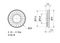 2802 - 0.8" 1W Miniature Driver 8 Ohm