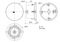 50168 - 10" 20W Ceiling Speaker 100V/8 Ohm