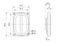 8036 - 4x6cm 4W Full Range Rectangular Driver 8 Ohm