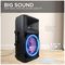 GSP-L2200PK - Bluetooth Speaker with Party Lights, Microphone & Speaker Stand, 15", 2.2kW