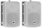 ODP-204TW - Pair of 4" Installation Wall Speakers, 100V. IP65, 40W RMS, White
