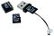 INCRMSDMINIUSB - MicroSD Compact USB 2.0 Card Reader, microSD microSDHC microSDXC