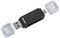 00181056 - USB 2.0 OTG SD/ MicroSD Card Reader, for Smartphone / Tablet, Black
