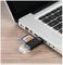 00181056 - USB 2.0 OTG SD/ MicroSD Card Reader, for Smartphone / Tablet, Black