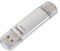 00124163 - C-Laeta USB-A & USB-C Flash Drive, 64GB