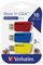 49306 - Store 'n' Click Flash Drive Triple Pack, 16GB