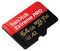 SDSQXCU-064G-GN6MA - Extreme Pro MicroSDXC Class 10 A2 U3 V30 Memory Card, 64GB 200MB/s 90MB/s
