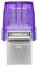 DTDUO3CG3/128GB - DataTraveler microDuo 3C Dual Interface USB Flash Drive, 128GB