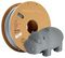70824 - 1.75mm PolyTerra PLA Filament for 3D Printer, Fossil Grey, 1kg