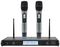 DTM600H - Dual UHF Handheld Microphone Wireless System 606-614MHz, MIC72V2