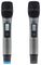 DTM600H - Dual UHF Handheld Microphone Wireless System 606-614MHz, MIC72V2