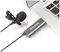 PROS-11AU4 - ProSound USB Omnidirectional Electret Condenser Lavalier Microphone with 3.5mm Audio Socket
