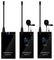 UM100 KIT2 - UHF Wireless Microphone Kit with 2x Transmitter and 1x Receiver