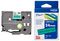 TZE751 - P-Touch Label Tape Black on Green 1" / 24mm