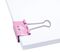 1349 - 19mm Pink Emoji Foldback Clips - Pack of 20