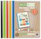 ECO117 - A4 Easy Slide Document Files Multi Coloured, Pack of 5