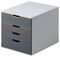 760427 - VARICOLOR Four Drawer Desktop Box