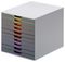 761027 - VARICOLOR Ten Drawer Desktop Box