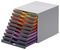 761027 - VARICOLOR Ten Drawer Desktop Box