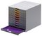 761027 - VARICOLOR Ten Drawer Desktop Box