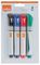1905324 - Liquid Ink Glass Whiteboard Markers, 4 Pack Assorted Colours
