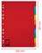 100201 - A4 Cardboard File Dividers, 10 Pack