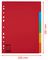 100199 - A4 Cardboard File Dividers, 5 Pack