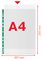 628531 - A4 Embossed Multi Punched Pockets 34 Micron, 100 Pack