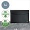 46780095 - A4 Document Wallet, Black