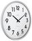 21287 - Orion 320mm Silent Sweep Non-Ticking Wall Clock, White / Chrome