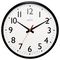 22463 - Commander 350mm Wall Clock, White / Black