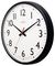 22463 - Commander 350mm Wall Clock, White / Black